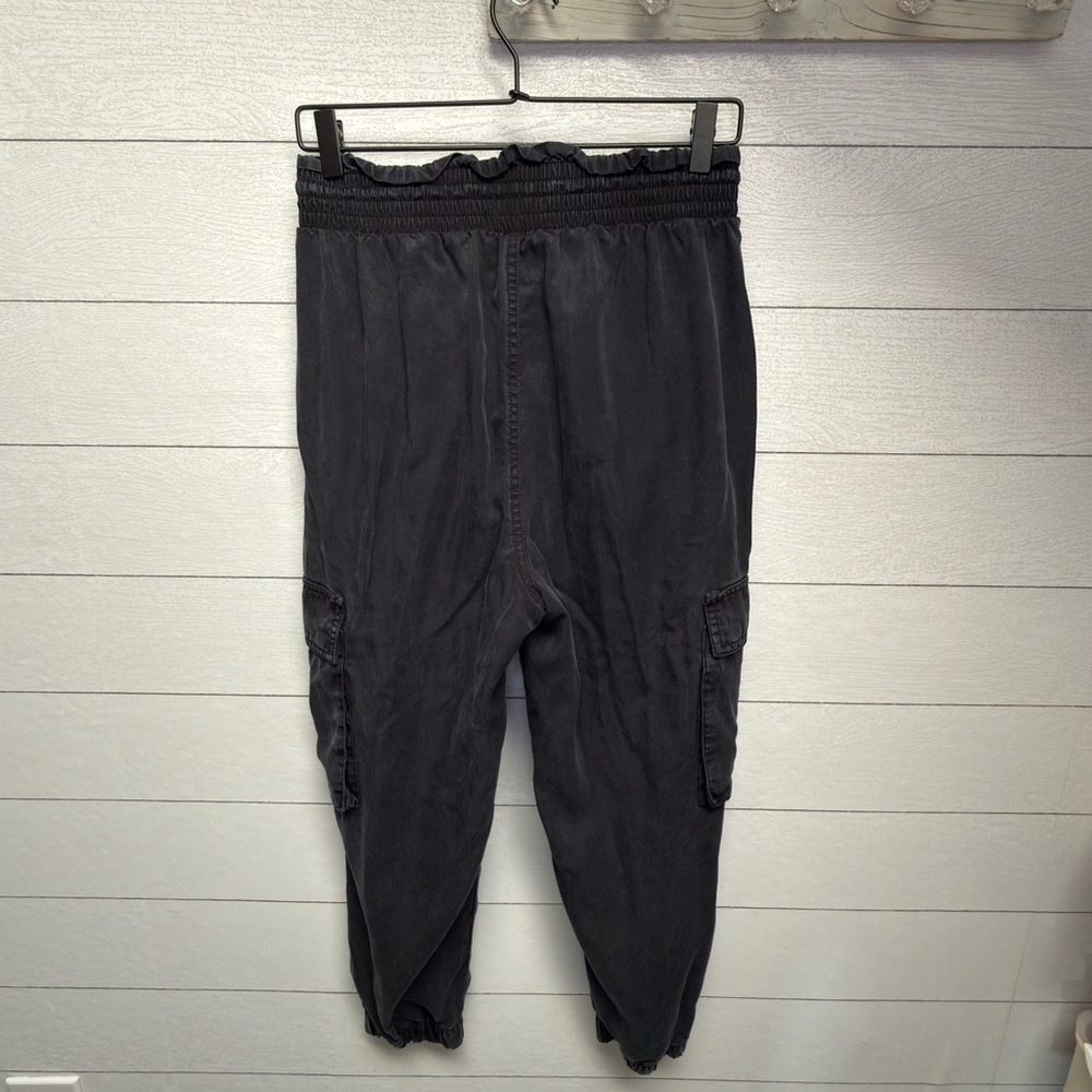 Abercrombie & Fitch Linen-Blend Cargo Jogger Pants – Size M - Picture 2 of 7